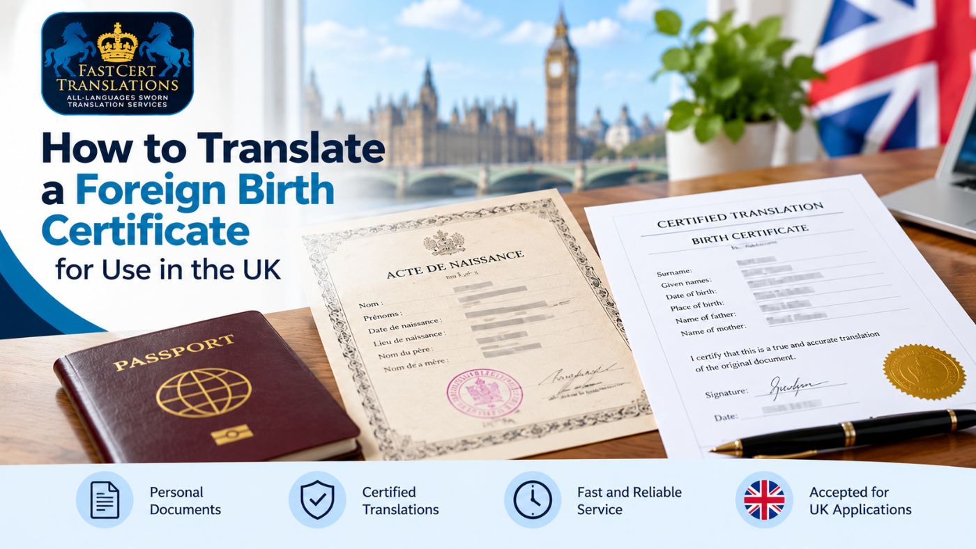 How to Translate a Foreign Birth Certificate for Use in the UK