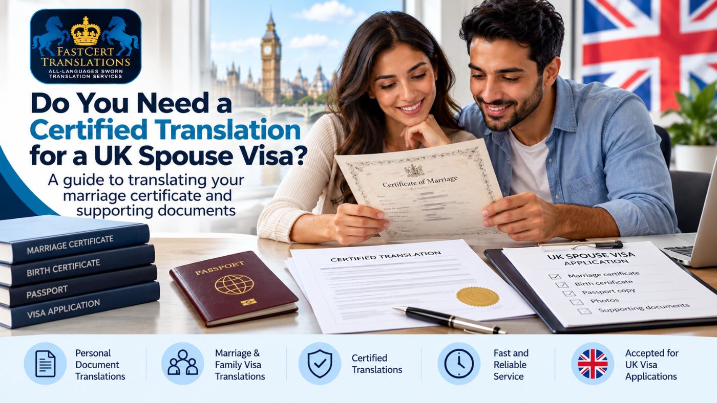Do You Need a Certified Translation for a UK Spouse Visa?
