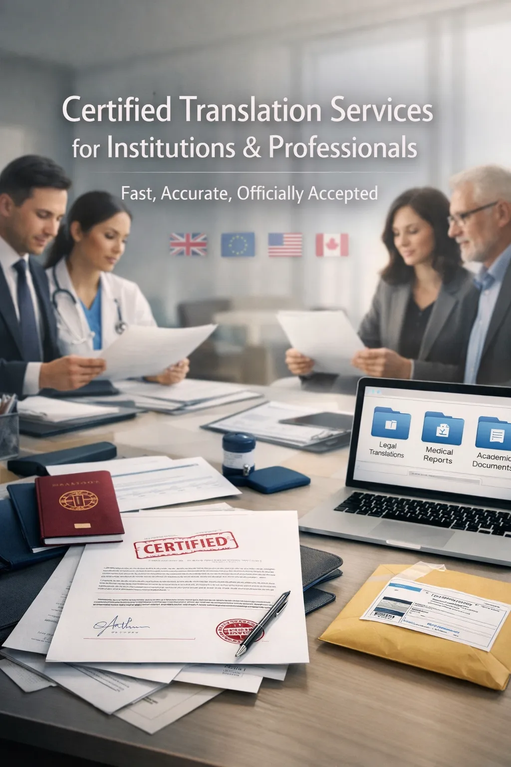 Certified Translation Services for Institutions and Professionals